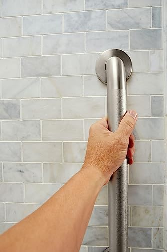 Moen R8942W Bathroom Safety 42-Inch Grab Bar with Concealed Screws, Glacier White