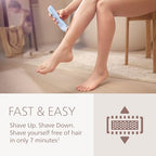 Philips Lady Shaver Series 6000 - Cordless, Wet & Dry Electric Shaver, 3-Blade Shaving System, for Legs & Body, 80 Mins. Runtime, Model BRL127/00