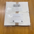 Quotidian White Flat Mini Kraft Paper Bags 2 3/4" x 4 1/2" (7 x 11.5cm) Pack of 100 - Candle Crafts Birthday Xmas Merchandise