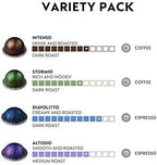 Nespresso Capsules Vertuo, Dark Assortment Variety Pack, Dark Roast Coffee & Espresso, 40-Count Coffee & Espresso Pods, Brews 7.8 oz. and 1.35oz.