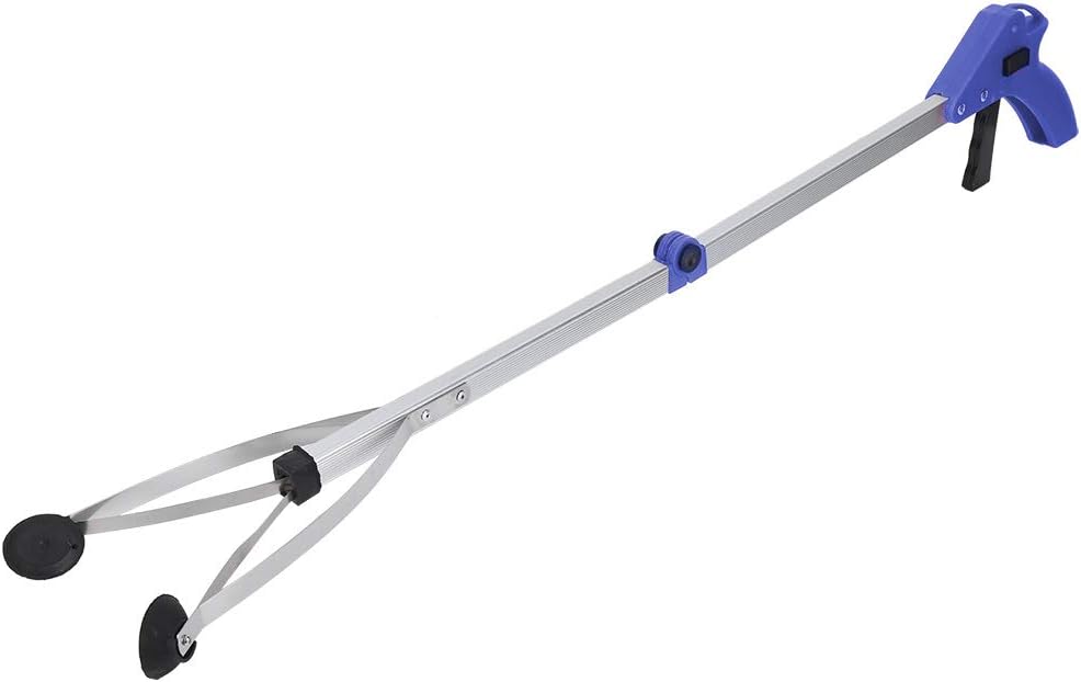 Grabber Reacher Tool, 31.5 Inch Collapsible Lightweight Garbage Grabbers for Seniors, Reach Tool for Garbage Pick Up Stick, Dustpan
