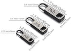 Zpsolution Zipper Pull Replacement - 3 Size More Suitable for Different Zippers - Easy Use for Broken and Missing Zipper Pulls