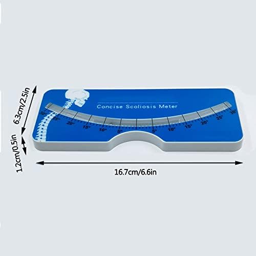 Pocket Scoliosis Medical Measuring Device, Pocket Scolio Meter Medical, for Back Scoliosis Diagnosis Portable Device for Measuring S Pinal Alignment