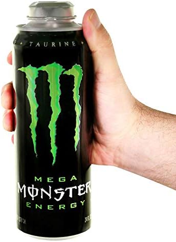 Monster Energy 24 ounce cans with Resealable Lids (Mega Monster, 12 Cans)