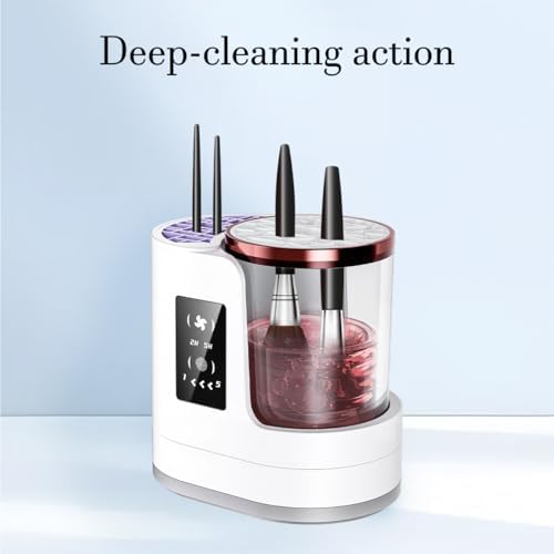 3 IN 1 Electric Makeup Brush Cleaner & Dryer Machine Automatic Cosmetic Brush Washer for All Sizes Portable USB Deep Cleaning Beauty Tool Gift for Women