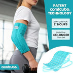 Elbow Ice Pack Wrap for Tendonitis & Tennis Elbow, 2 Hours Long Lasting Cold Compression Flexible Ice Pack Sleeve, Pain Relief for Golfers Arm, Arthritis, Injuries