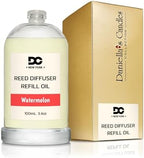 Daniella's Candles Watermelon Reed Diffuser Refill Oil, 3.4oz/100ml, Premium Fragrance Oil, Home Fragrance, Oil for Reed Diffusers, Long Lasting