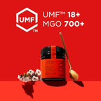 Egmont Honey Raw Manuka Honey MGO 700+ UMF 18+ 8.8oz(250g) NON-GMO, Kosher, Recycled plastic jar, Traceable 100% Pure Authentic New Zealand Honey, UMF & MGO Certified