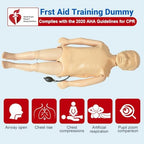 Children 37.4" CPR Manikins Training Kit, Full-Body CPR Mannequin for First Aid Training with Full Instruction Kit for Classroom, Nursing Practice, and Healthcare Research Centers