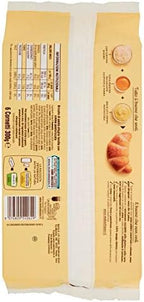 Mulino Bianco:"Cornetti alla Crema" 6 croissants with custard * 10.58 Ounces (300g) * [ Italian Import ]