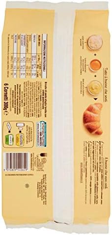 Mulino Bianco:"Cornetti alla Crema" 6 croissants with custard * 10.58 Ounces (300g) * [ Italian Import ]