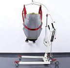 Patient Lift Toileting Sling, Large Mesh Sling for Shower Full Body Sling with Commode Opening Toileting Hoist Sling for Elderly, Disabled