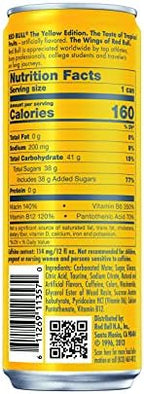 Red Bull Yellow Edition Energy Drink, 12 fl oz (RB203753)