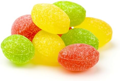 NY SPICE SHOP Mix Fruits Sanded Candy Drops - 1 Pound Old Fashioned Sanded Drops - Fresh Delicious Bulk Candy - Sanded Hard Candy - Tangy and Sweet Healthy Snacks