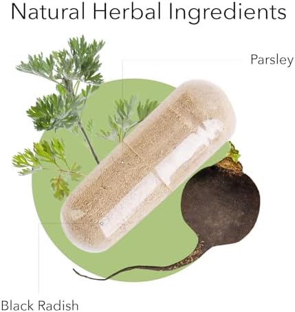 Kroeger Herb Products, Black Radish and Parsley Supplement, Immunity Support, Liver Health & Gallbladder Support with Black Radish, Vegetarian, Non-GMO, Gluten Free, No Preservatives, Made in USA