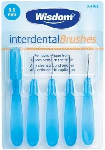 Wisdom Interdental Toothbrushes x5 0.6mm X-fine
