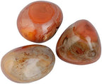 Nupuyai Natural Irregular Polished Palm Stone Reiki Healing Tumbled Worry Stones Pocket Crystal Quartz Stones, Ocean Jasper