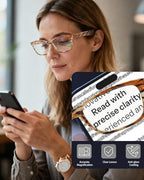 Suertree Blue Light Blocking Glasses for Women and Men, Fashion Reading Glasses, Computer Glasses with Spring Hinges