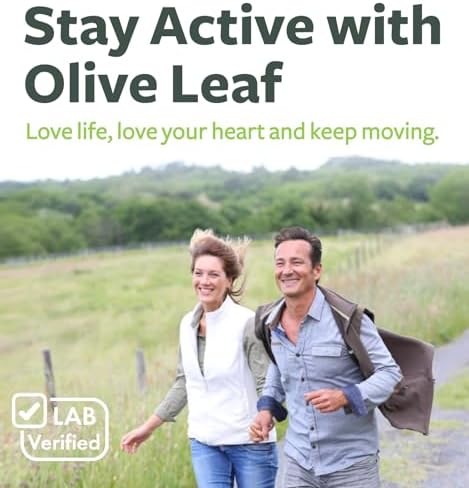 Super Strength Olive Leaf Extract Capsules - Vegan Non-GMO 750mg Olive Extract with 20% Oleuropein Antioxidant Supplement for Immunity Skin and Heart Health Support - Made in The USA (6 Month Supply)