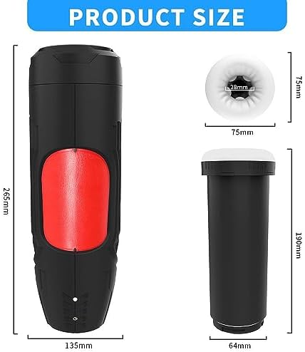 JITEM Men's Smart Fitness Equipment, Multi-Frequency and Multi-Speed, USB Fast Charging, Skin-Friendly Material, size