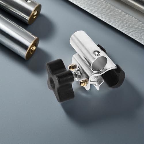 FRCOLOR Wheelchair Tray Clamp Attachment Adjustable Support Bracket for Dining and Writing Small Table Tray Compatible with Most Wheelchairs
