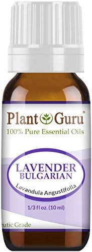 Lavender Essential Oil 10 ml (Bulgarian) 100% Pure Natural Undiluted Therapeutic Grade for Skin, Body and Hair Growth, Aromatherapy Diffuser, Great for Relaxation and Calming.