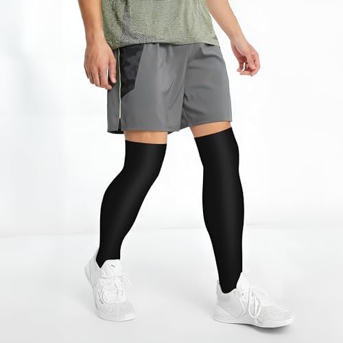 CHARMKING Compression Socks (3 Pairs) Knee High Compression Sock for Women & Men Stockings for Running, Cycling,Athletic