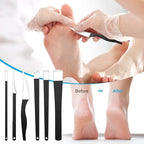 6Pcs Pedicure Knife Set, Professional Foot Knife with A Storage Box, Ingrown Toenail Removal Kit, Foot Care Tools Hard Dry Skin Remover for Hand Feet