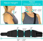Vive Neck Brace for Neck Pain and Support for Women, Men - Cervical Collar - Soft Neck Brace for Pinched Nerve - Vertebrae Whiplash Wrap for Posture, Sleeping - Spinal Support and Spine Pressure