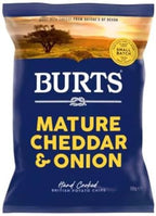 Burts Potato Chip Vintage Cheddar and Green Onion 5.3 OZ (Pack of 3)