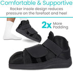 Vive Closed Post Op Shoe - Fracture Medical Walking Shoes for Women & Men - Orthopedic Recovery Shoe Brace - Foot Boot for Injured Feet and Broken Toe