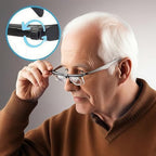 Flexvision Adjustable Vision Glasses Flex Focal Length Adjustable with Dial Vision for Near and Far Vision - Men & Women, Unisex.
