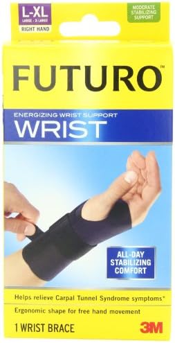 FUTURO Energizing Wrist Support, Right Hand, Large/X-Large