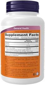 NOW Foods Supplements, Aloe Vera (Aloe barbadensis) 10,000 mg, Supports Digestive Health*, 250 Softgels
