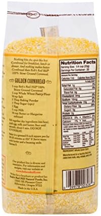 Bob's Red Mill Cornmeal Coarse 24 Ounce (Pack of 1)
