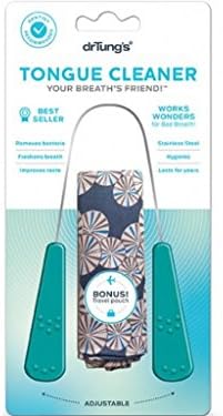 Dr. Tung's Tongue Cleaner, Stainless Steel (3) Pack-Colors May Vary