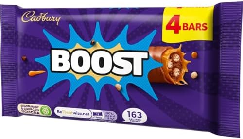 Cadbury Boost Bars 4pk 126g (Pack of 1)