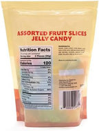 Fruit Slices Jelly Candy 2 Pound Bag | Assorted Flavors | Sugar-Dusted Old Fashioned Candy for Buffets, Holiday Gifting & Dessert Decorating