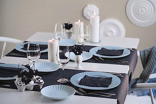 Black Dinner Napkins, 3-Ply, 125 Count – Premium Disposable Paper Napkins for Parties, Weddings, Restaurants, Bars & Events, European Made