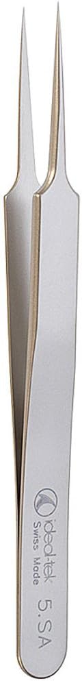 Ideal-tek Tweezers, Stainless Steel Anti-Magnetic, Style 5, 4-3/8 Inches | TWZ-312.22