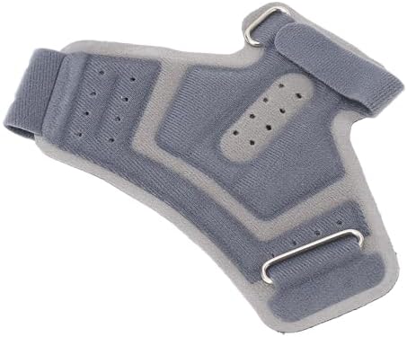 JTLB Finger Support Brace Breathable Sponge Thumb and Wrist Stabilizer Splint Thumb Protection Sleeve for Sports (Grey)