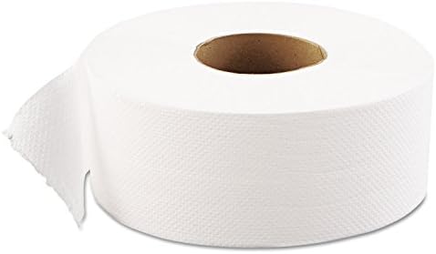 GEN 1511 JRT Jumbo Bath Tissue, 1-Ply, White, 9-Inch Dia, 12 Rolls/Carton