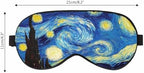 Starry Night Sleep Eye Mask Creative Van Gogh Classic Vivid Star Cloud Universe Men Women Sleep Mask with Adjustable Strap Eye Cover Eye Shade for Travel, Nap,Meditation