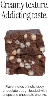 David High Protein Bars - 0g of Sugar, Low Carb, Gluten Free - 28g of Protein, 150 Calories - On-The-Go Snack - Fudge Brownie Flavor, Pack of 12