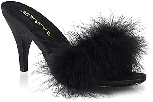Pleaser Fabulicious Women's Amour-03 Marabou Slipper