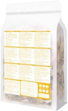 Plant Gift 50 Cups Lemon Lotus Leaf Tea Bag (柠檬荷叶茶 NING MENG HE LIAN CHA) 8.81oz (5g*50bags/250G) Cassia seed, Hawthorn Natural Mixed Herbal Combination of Floral Tea