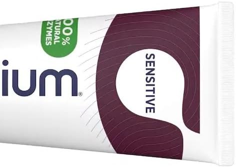 ZendiumToothpaste Sensitive for Sensitive Teeth, 75ml, Toothpaste Contains Natural Antibacterial Enzymes and Proteins - Natural Protection - SLS Free, Triclosan Free (Pack of 1)