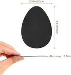 12Pcs Anti Slip Heel Grips, Rubber Non Slip Pads for Shoes, Self Adhesive Design, Prevent Slips and Heel Noise