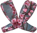 Cherry Blossom Print Cooling Sleeves Cooling Sleeves â€“ Ice Silk Arm Covers For Men And Women