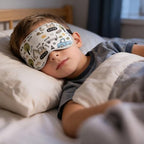 Construction Excavator Sleeping Eye Mask - Cool Eyes Mask with Adjustable Strap, Soft Lightweight Cartoon Cute Silk Eye Cover for Night Sleep Travel Airplane Home Sleepover Party Gift Supplies
